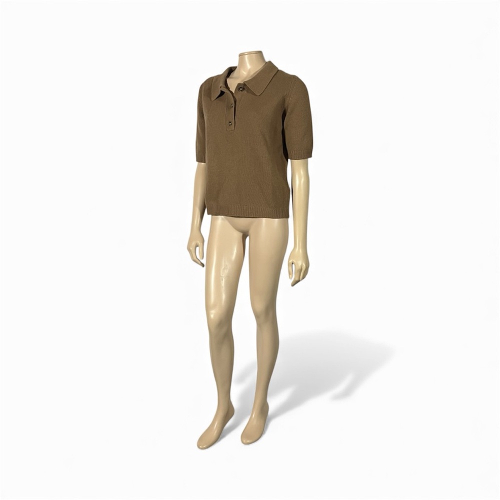 Herskind Alberto Knit Polo Blouse Cashmere Wool - Picture 6 of 16